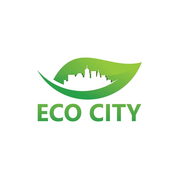 Progettazione del modello di logo della città ecologica