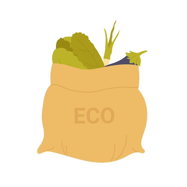 Eco cotton bag for grocery