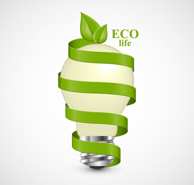 Vector eco energy concept.