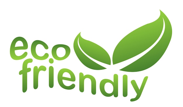 Экологичный зеленый логотип на белом или прозрачном фоне с зелеными листьями концепция зеленой экологии чистая экология экологичность продукции
