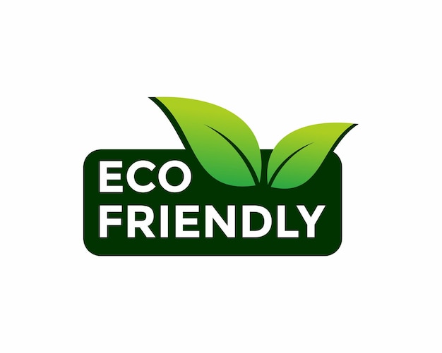 Eco Friendly Healthy natural product label stamp logo design