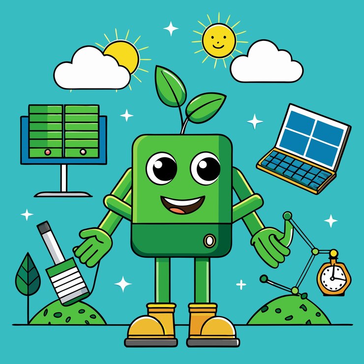 Vector eco friendly vector illustration