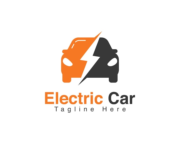 Eco friendly vehicle eco friendly car ev car vector logo ontwerp sjabloon