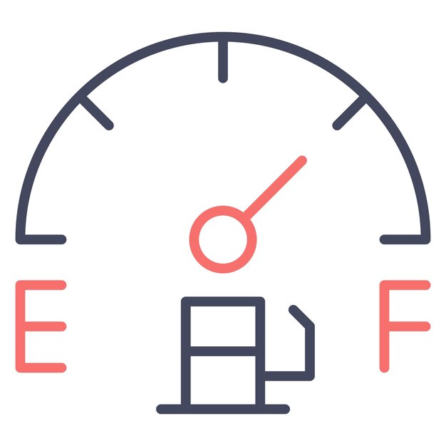 Eco Gauge Vector Illustration Style