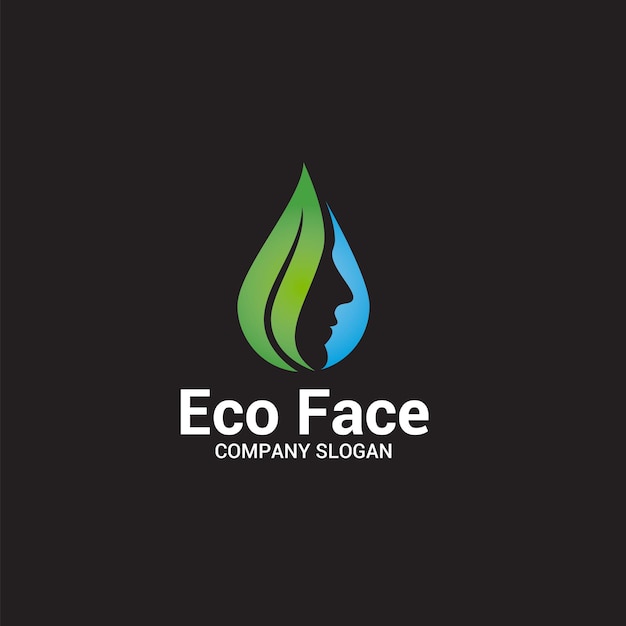 Eco gezicht logo