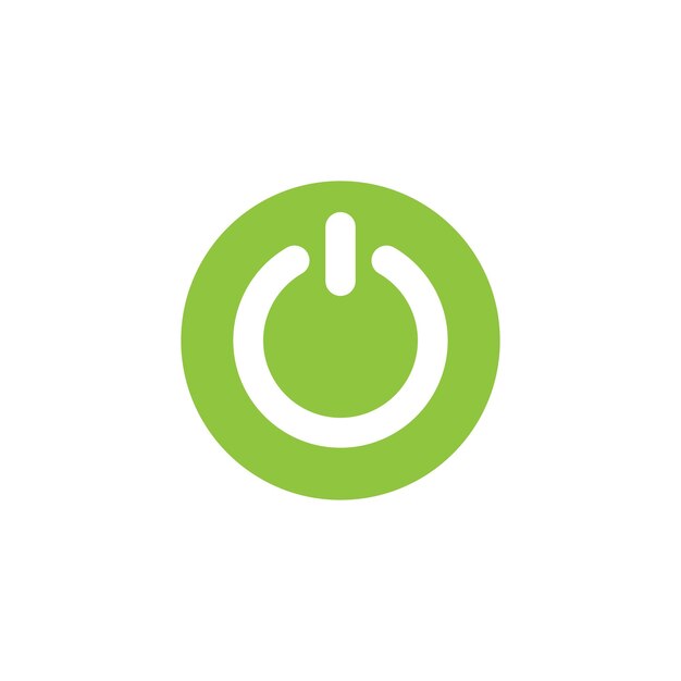 Vector eco green energy icon design illustration