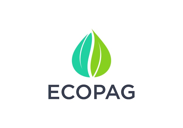 Eco groene logo-ontwerpsjablonen