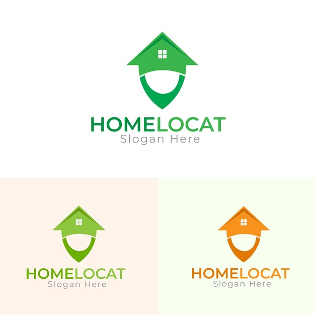 Eco home location logo