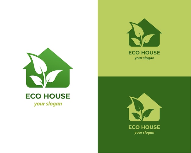 Eco House Nature Logo