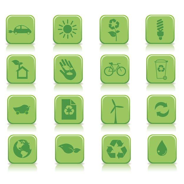 Vector eco icons