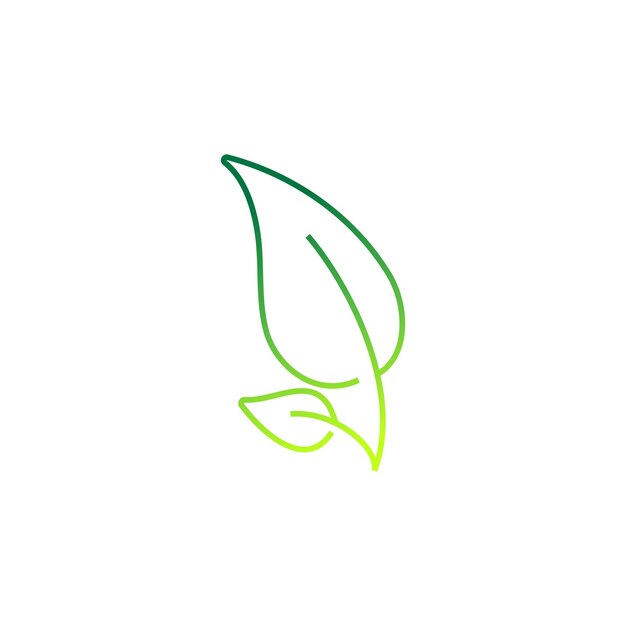 Eco leaf logo design vector template Eco friendly vector icon