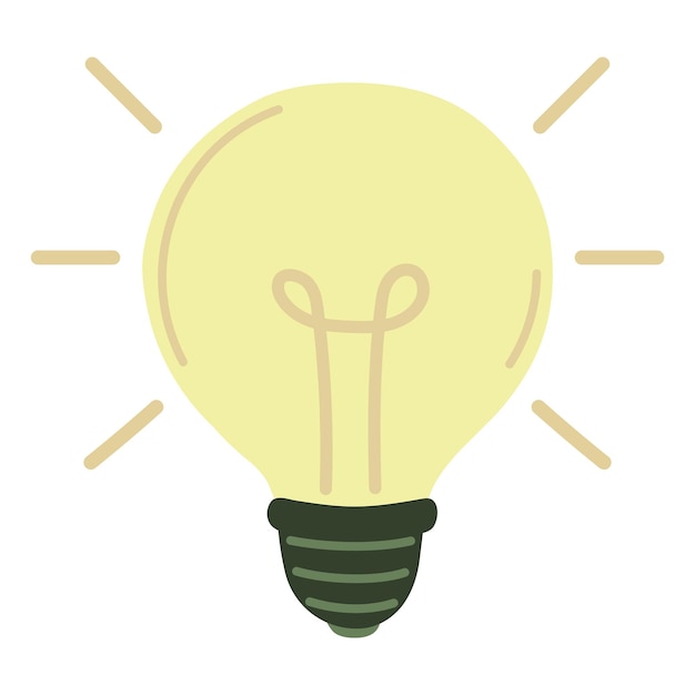 Eco light bulb icon vector isolated