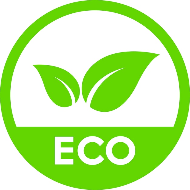 Vector eco logo