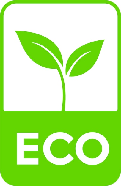 Vector eco logo