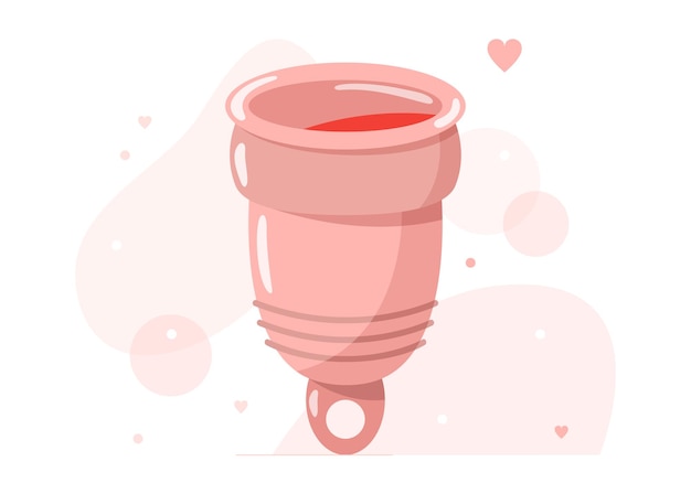 Eco menstruatiecup, milieuvriendelijk hygiëneproduct.