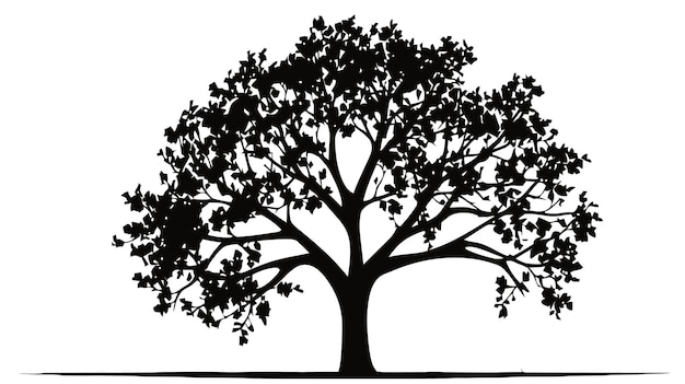 Eco pictogram zwart blad vectorillustratie geïsoleerd op witte achtergrond