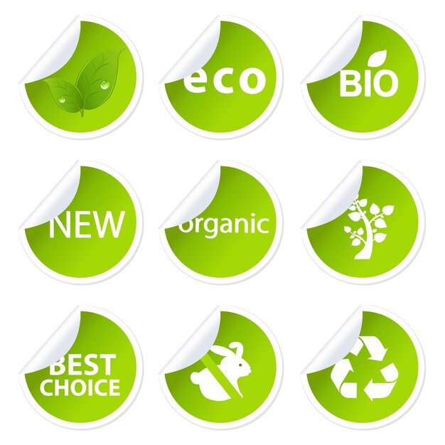 Eco sticker set