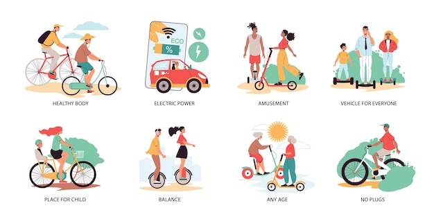 Eco transport compositions set