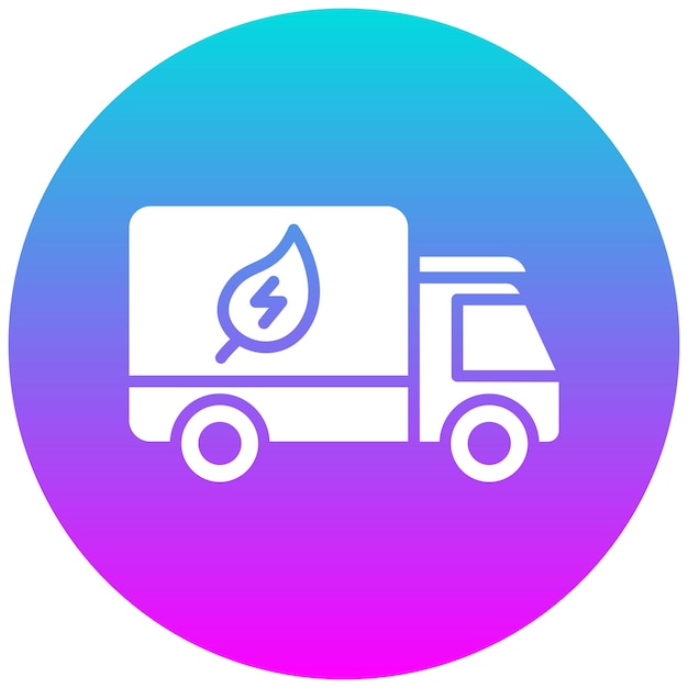 Eco Transport vector icoon Kan worden gebruikt voor Battery en Power iconset