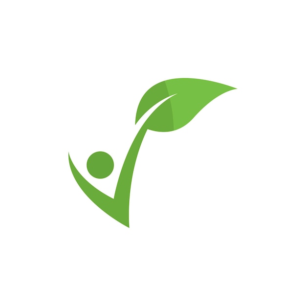 Vector eco tree leaf logo