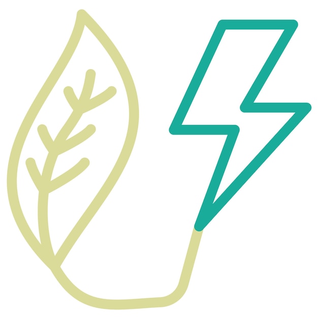 Eco-vector-iconen illustratie van Ecology-iconset