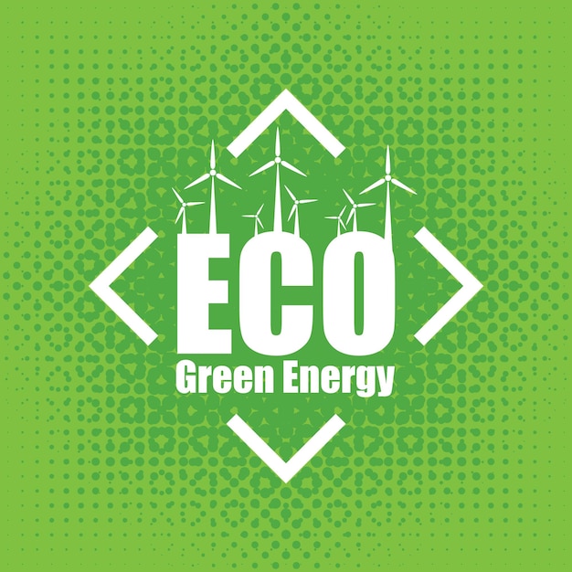 ecobanner voor groene energie