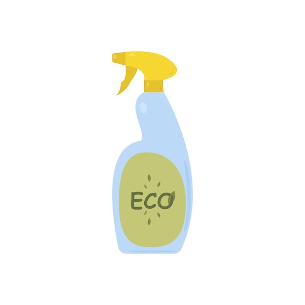 Vector ecofriendly nontoxic cleaning spray in a bottle vector cleaning product