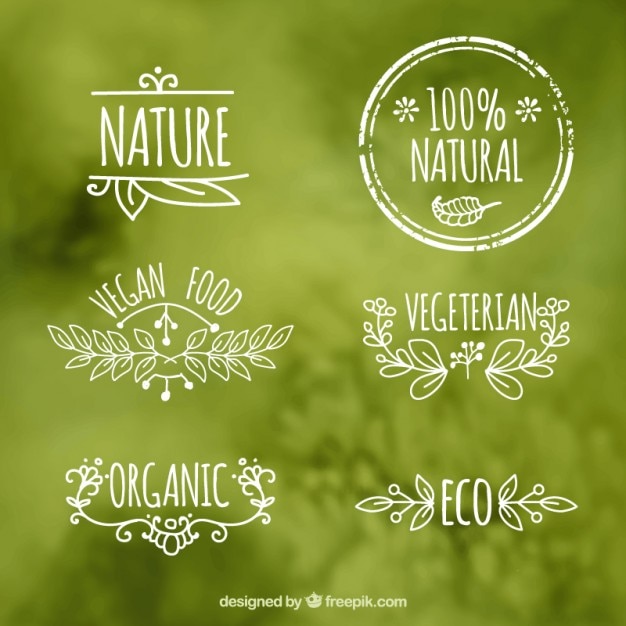 Vector ecologic food labels