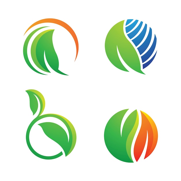 Ecologie logo afbeeldingen illustratie