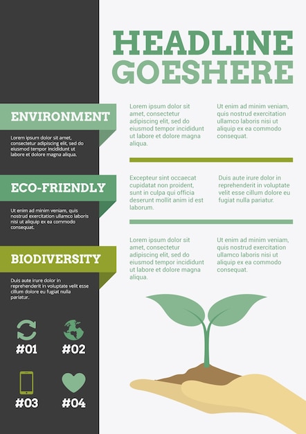 Ecologische bedrijf poster