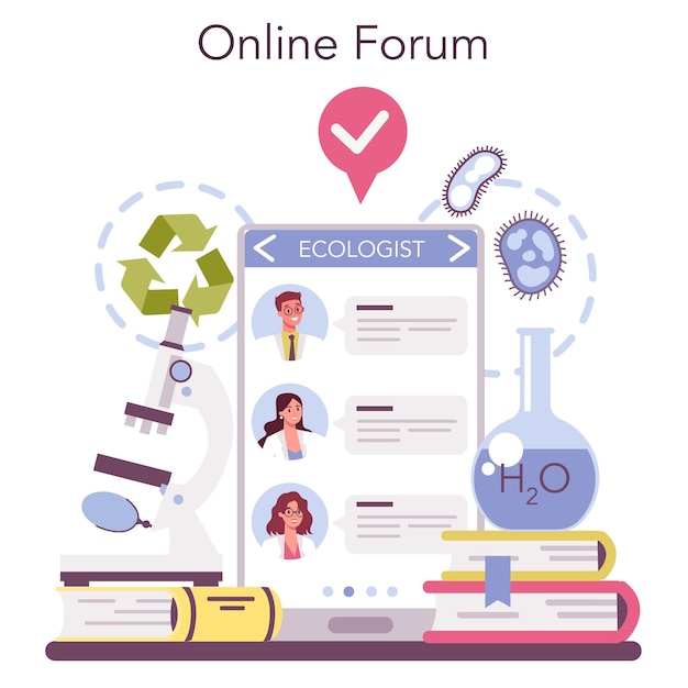 Ecologist online service or platform