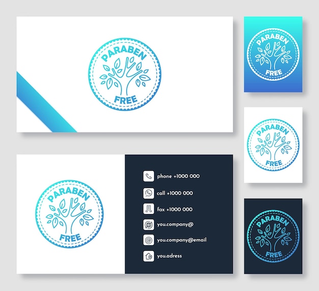 Ecology business card set