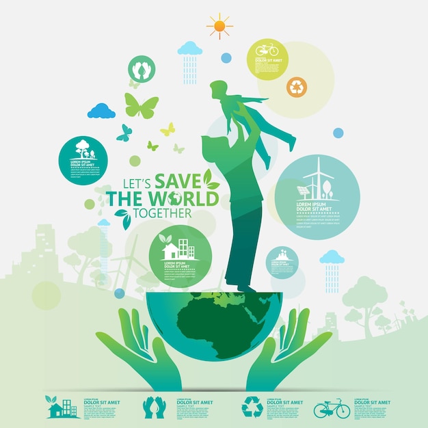 Ecology.green 都市は、環境に優しいコンセプトのアイデアで世界を助けます