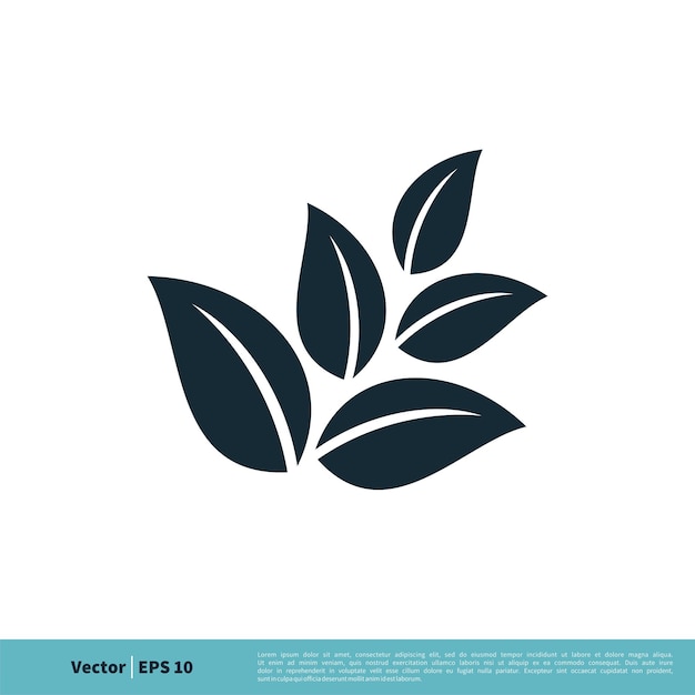 Ecology Icon Leaves Vector Logo Template Illustration Design Vector EPS 10