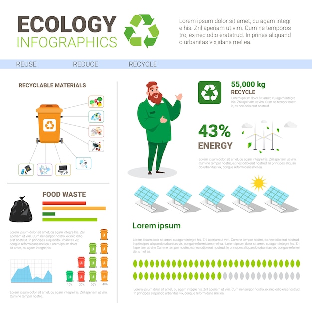 Vector ecology infographic