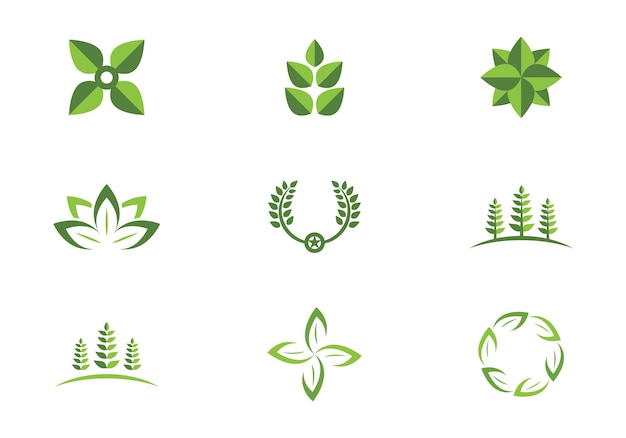 Ecology nature element icon