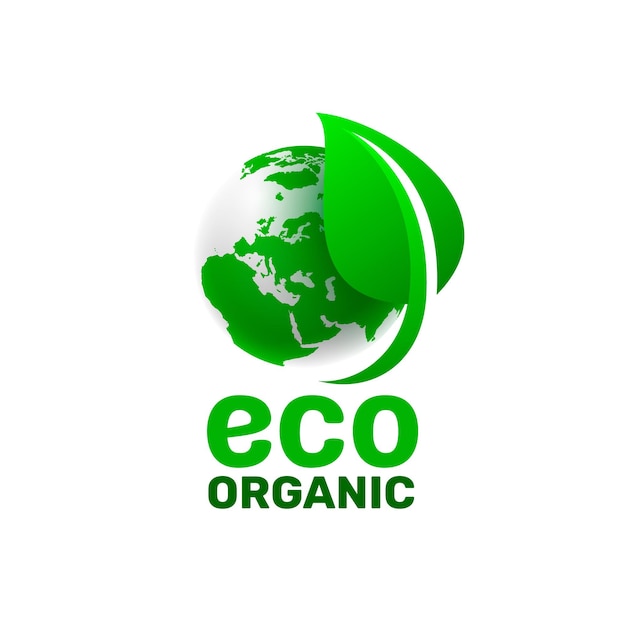 Ecology organic green planet earth