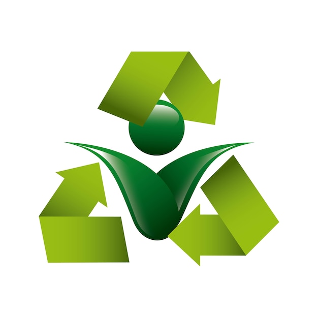 ecology symbol isolated icon