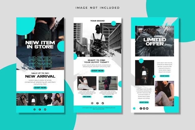 Ecomerce email template streetwear