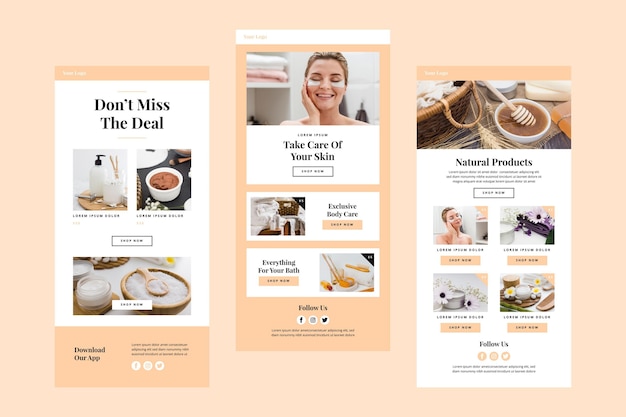 Ecommerce email template