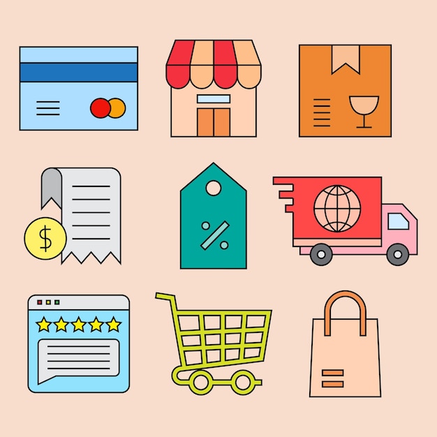 Vector ecommerce pack