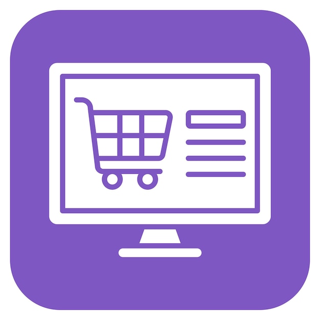 Ecommerce Platform icon vector image Can be used for Marketing Technology