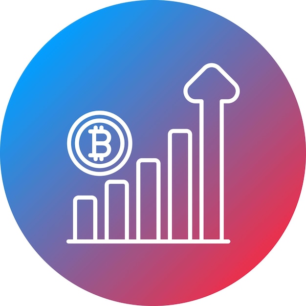 Vector economic freedom icon vector image can be used for cryptocurrency