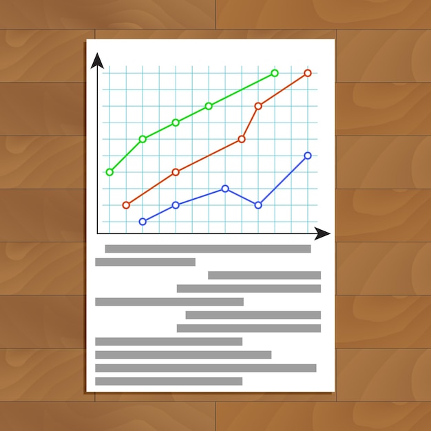 Diagramma dell'infochart economico