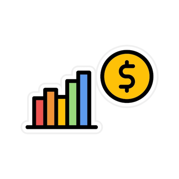 Economics icon vector image Can be used for Generation Gap