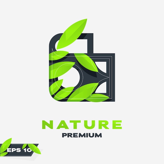 Economy Nature Leaves Logo