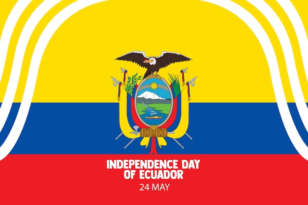 Ecuador independance day background