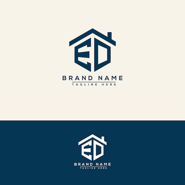 Vector ed logo design template vector graphic branding element.