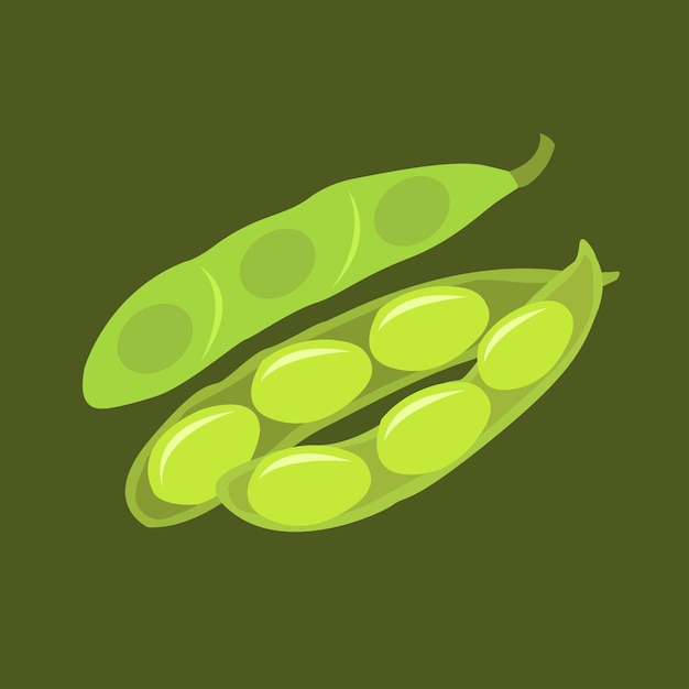 Illustrazione di edamame