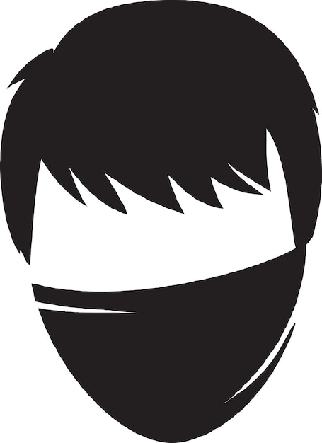 Edgy and Contemporary Man Face Vector Logo for Streetwear